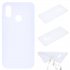 For HUAWEI Y6 2019 Lovely Candy Color Matte TPU Anti scratch Non slip Protective Cover Back Case white