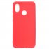 For HUAWEI Y6 2019 Lovely Candy Color Matte TPU Anti scratch Non slip Protective Cover Back Case red