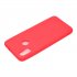 For HUAWEI Y6 2019 Lovely Candy Color Matte TPU Anti scratch Non slip Protective Cover Back Case red