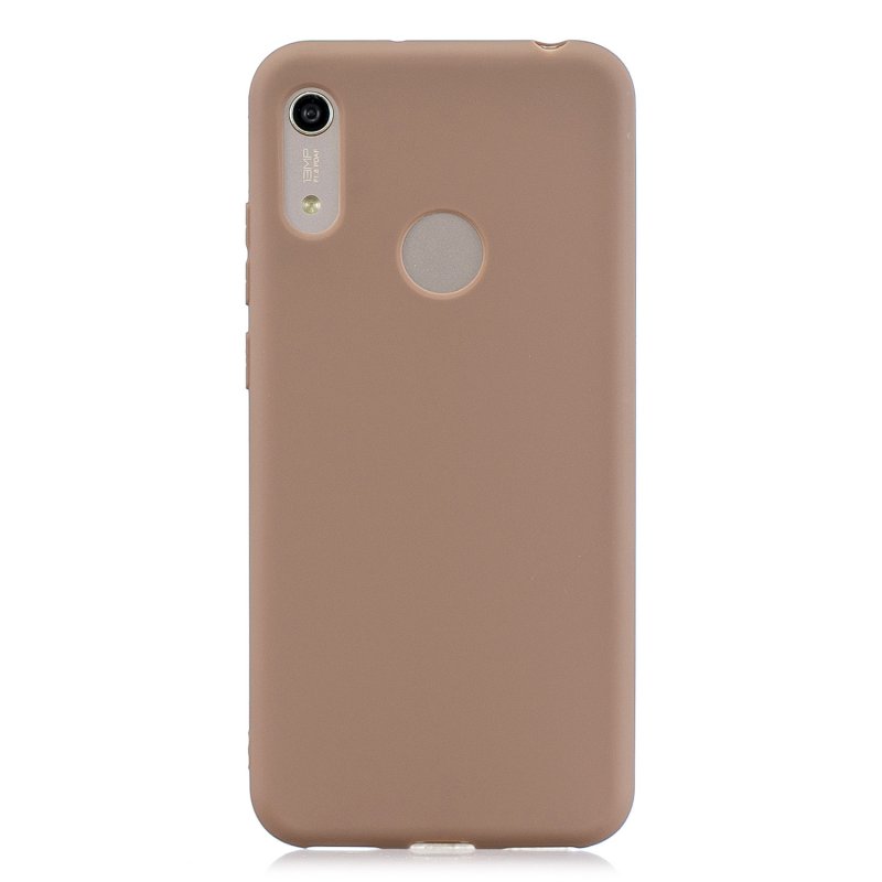 For HUAWEI Y6 2019 Lovely Candy Color Matte TPU Anti-scratch Non-slip Protective Cover Back Case 9