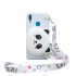 For HUAWEI Y6 Y7 Prime 2019 Cellphone Case Mobile Phone Shell Shockproof TPU Cover with Cartoon Cat Pig Panda Coin Purse Lovely Shoulder Starp  White