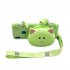 For HUAWEI Y6 Y7 Prime 2019 Cellphone Case Mobile Phone Shell Shockproof TPU Cover with Cartoon Cat Pig Panda Coin Purse Lovely Shoulder Starp  White
