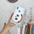 For HUAWEI Y6 Y7 Prime 2019 Cellphone Case Mobile Phone Shell Shockproof TPU Cover with Cartoon Cat Pig Panda Coin Purse Lovely Shoulder Starp  White