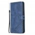 For HUAWEI Y7 2019 Denim Pattern Solid Color Flip Wallet PU Leather Protective Phone Case with Buckle   Bracket yellow