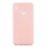 For HUAWEI Y7 2019 Lovely Candy Color Matte TPU Anti scratch Non slip Protective Cover Back Case Navy