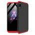 For HUAWEI Y7 2019 Ultra Slim PC Back Cover Non slip Shockproof 360 Degree Full Protective Case Red black red