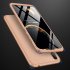 For HUAWEI Y7 2019 Ultra Slim PC Back Cover Non slip Shockproof 360 Degree Full Protective Case gold