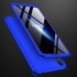For HUAWEI Y7 pro 2019 Ultra Slim PC Back Cover Non slip Shockproof 360 Degree Full Protective Case blue