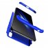 For HUAWEI Y7 pro 2019 Ultra Slim PC Back Cover Non slip Shockproof 360 Degree Full Protective Case blue