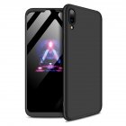 For HUAWEI Y7 pro 2019 Ultra Slim PC Back Cover Non slip Shockproof 360 Degree Full Protective Case black
