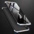 For HUAWEI Y7 pro 2019 Ultra Slim PC Back Cover Non slip Shockproof 360 Degree Full Protective Case Silver black silver