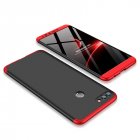 For HUAWEI Y9 2018 Enjoy 8Plus Ultra Slim Back Cover Non slip Shockproof 360 Degree Full Protective Case Red black red