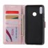 For HUAWEI Y9 2019 Flip type Leather Protective Phone Case with 3 Card Position Buckle Design Phone Cover  Rose gold