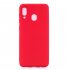 For HUAWEI Y9 2019 Lovely Candy Color Matte TPU Anti scratch Non slip Protective Cover Back Case Light blue