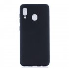For HUAWEI Y9 2019 Lovely Candy Color Matte TPU Anti scratch Non slip Protective Cover Back Case black