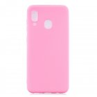 For HUAWEI Y9 2019 Lovely Candy Color Matte TPU Anti scratch Non slip Protective Cover Back Case dark pink