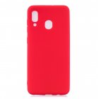 For HUAWEI Y9 2019 Lovely Candy Color Matte TPU Anti scratch Non slip Protective Cover Back Case red