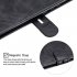 For HUAWEI Y9 Prime 2019 P Smart Z Solid Color Denim Grain Front Buckle Mobile Phone Cover Bracket black