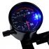 For Honda Cafe Racer Motorcycle Odometer Speedmeter Tachometer LED Speed Meter black