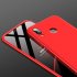 For Honor PLAY Ultra Slim PC Back Cover Non slip Shockproof 360 Degree Full Protective Case Red black red