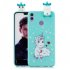 For Huawei Nova 3I 3D Cartoon Lovely Coloured Painted Soft TPU Back Cover Non slip Shockproof Full Protective Case Big white bear