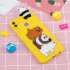 For Huawei Nova 3I 3D Cartoon Lovely Coloured Painted Soft TPU Back Cover Non slip Shockproof Full Protective Case Striped bear