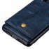 For Huawei P30 pro Double Buckle Non slip Shockproof Cell Phone Case with Card Slot Bracket blue