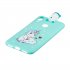 For Huawei Y6 2019 3D Cartoon Lovely Coloured Painted Soft TPU Back Cover Non slip Shockproof Full Protective Case Love unicorn