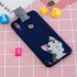 For Huawei Y7 2019 3D Cartoon Lovely Coloured Painted Soft TPU Back Cover Non slip Shockproof Full Protective Case big face cat