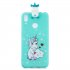 For Huawei Y7 2019 3D Cartoon Lovely Coloured Painted Soft TPU Back Cover Non slip Shockproof Full Protective Case Love unicorn