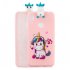 For Huawei Y7 2019 3D Cartoon Lovely Coloured Painted Soft TPU Back Cover Non slip Shockproof Full Protective Case Love unicorn