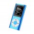 For IPod Style 32GB Portable 1 8in LCD MP3 MP4 Music Video Media Player FM Radio Portable Colorful MP3 MP4 Player Music Video blue