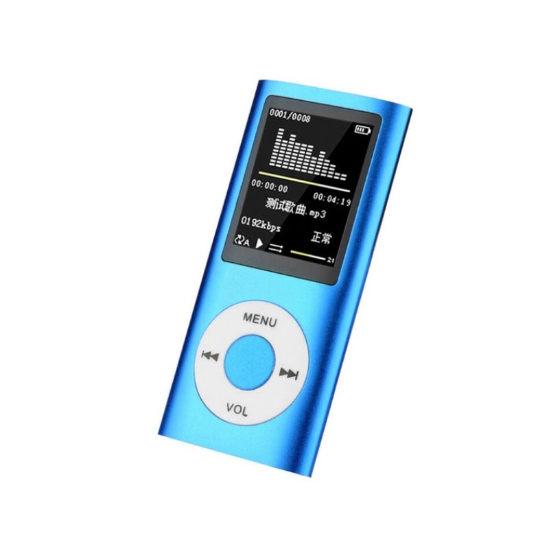 For IPod Style 32GB Portable 1.8in LCD MP3 MP4 Music Video Media Player FM Radio Portable Colorful MP3 MP4 Player Music Video blue