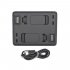 For Insta360 ONE R 2380mAh Boosted Battery Base Fast Charge HUB For Insta 360 R Camera Accessory black