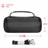 For JBL Pulse 3 Speaker PU Hard Case Carry Storage Case Pouch Bluetooth Speaker Bags  Black with shoulder strap