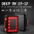 For JEEP Wrangler JK 07 17 Car LED Reverse Brake Taillights Assembly As shown