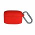 For Jabra Elite Active 65t Earphone Full Protective Silicone Case Cover Pouch red