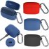 For Jabra Elite Active 65t Earphone Full Protective Silicone Case Cover Pouch red