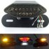 For  Motorcycle integrated LED Taillights Turn Signal Brake License Plate Tail Light Smoke lens
