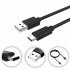 For Nintend Switch Charger Charging Lead Cable Long Cable  black