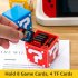 For Nintend Switch Game Card Case Box Holder Accessories Origanizer for Holding 8 Game Cards  4 TF Cards red