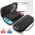 For Nintend Switch Portable Bag Carrying Pouch Shell Hard Carbon Fiber Travel Case red
