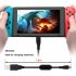 For Nintend Switch Travel Carrying Bag Screen Protector Case Charging Cable