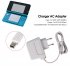 For Nintendo Ac Adapter Charger 100v 240v Power Adapter For Xl 2ds 3ds Ds Dsi Ac Adapter White EU plug