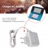 For Nintendo Ac Adapter Charger 100v 240v Power Adapter For Xl 2ds 3ds Ds Dsi Ac Adapter White EU plug