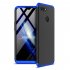 For OPPO A12 Mobile Phone Cover 360 Degree Full Protection Phone Case Blue black blue