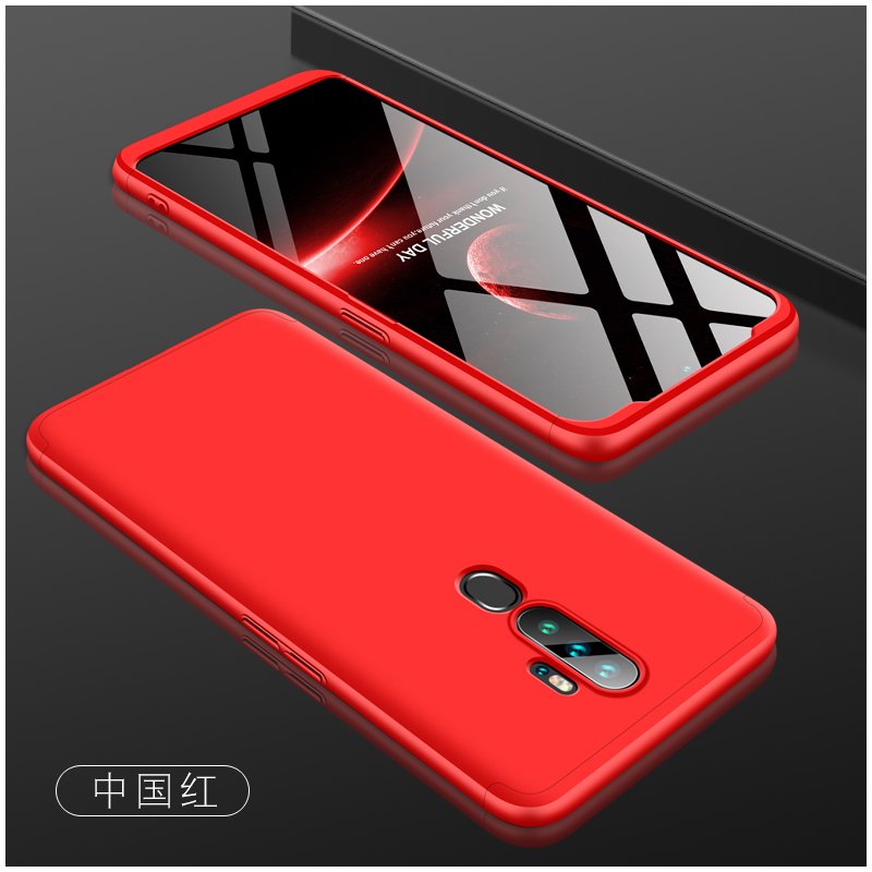 For OPPO A5 2020/A11X Cellphone Cover Hard PC Phone Case Bumper Protective Smartphone Shell red
