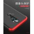 For OPPO A5 2020 A11X Cellphone Cover Hard PC Phone Case Bumper Protective Smartphone Shell black red