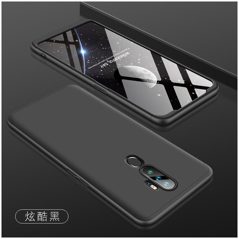 For OPPO A5 2020/A11X Cellphone Cover Hard PC Phone Case Bumper Protective Smartphone Shell black