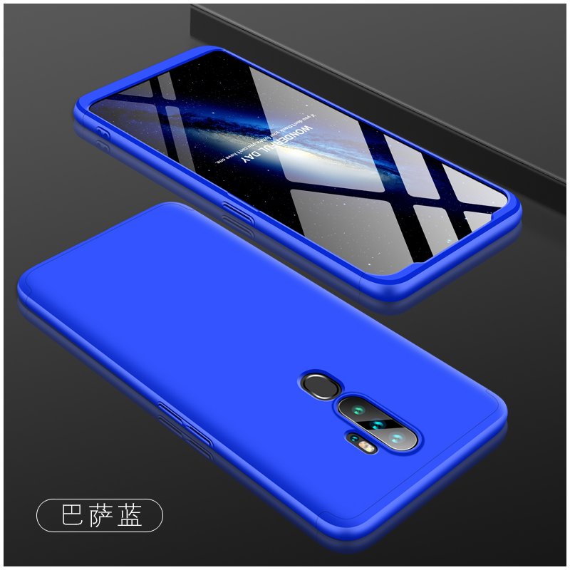 For OPPO A5 2020/A11X Cellphone Cover Hard PC Phone Case Bumper Protective Smartphone Shell blue